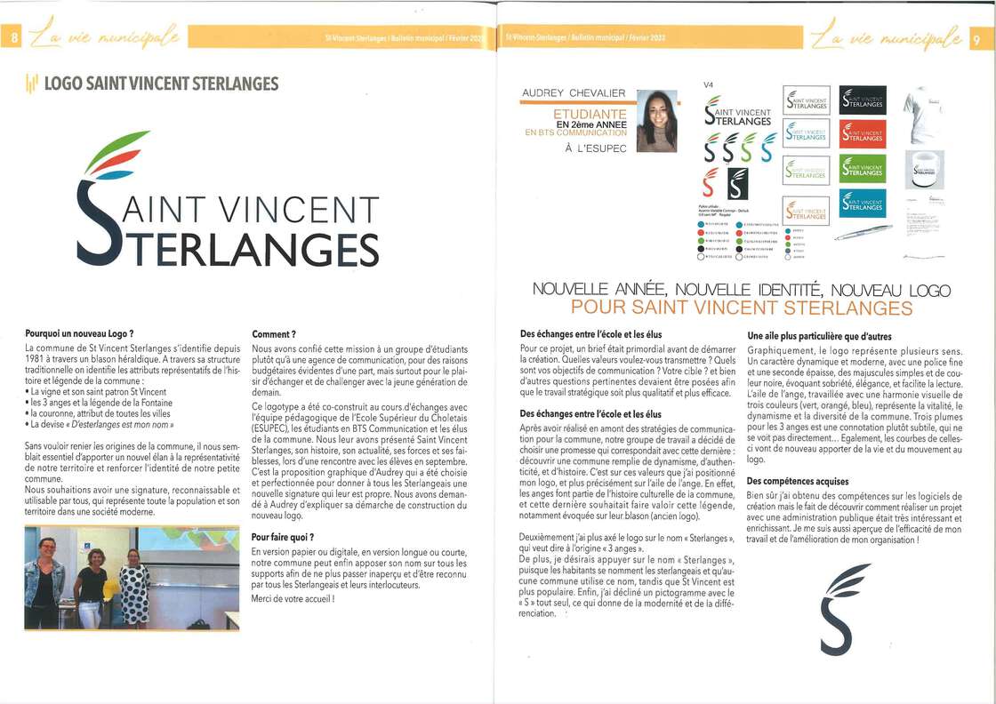 Article bulletin municipal - Logo Saint Vincent de Serlanges (1)