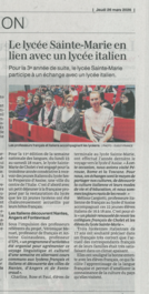 Article échange Italie